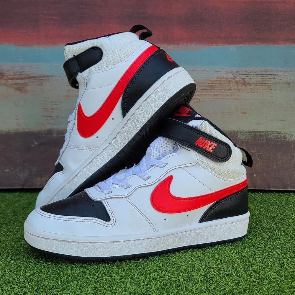 Kids Nike Court Borough Mid Sneakers